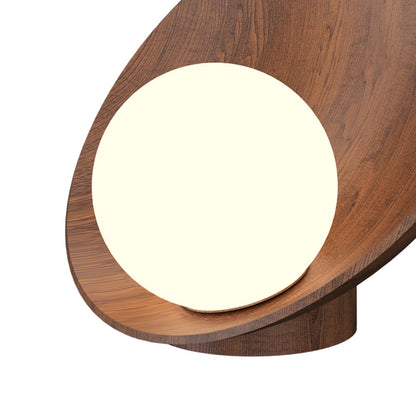 Oyster Table Lamp in Detail.