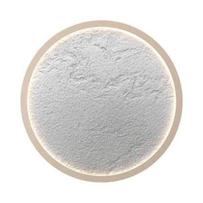 Petra Round LED Flush Mount Ceiling Light in Organic Cappuccino (14.17-Inch).