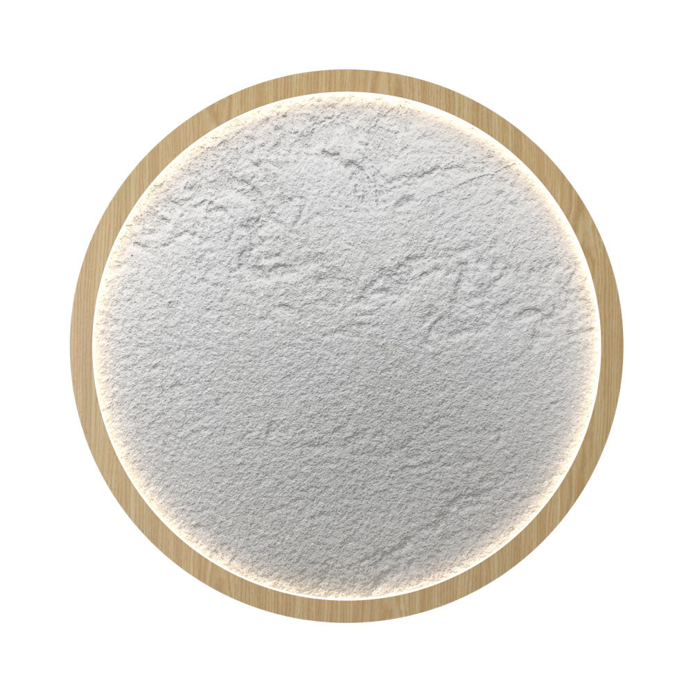Petra Round LED Flush Mount Ceiling Light in Sand (14.17-Inch).