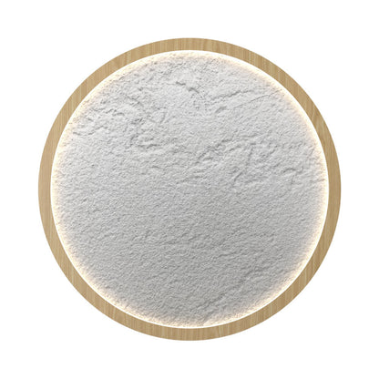 Petra Round LED Flush Mount Ceiling Light in Sand (14.17-Inch).