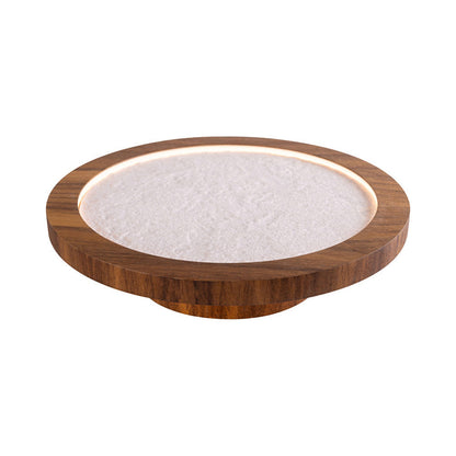 Petra Round LED Flush Mount Ceiling Light in Detail.