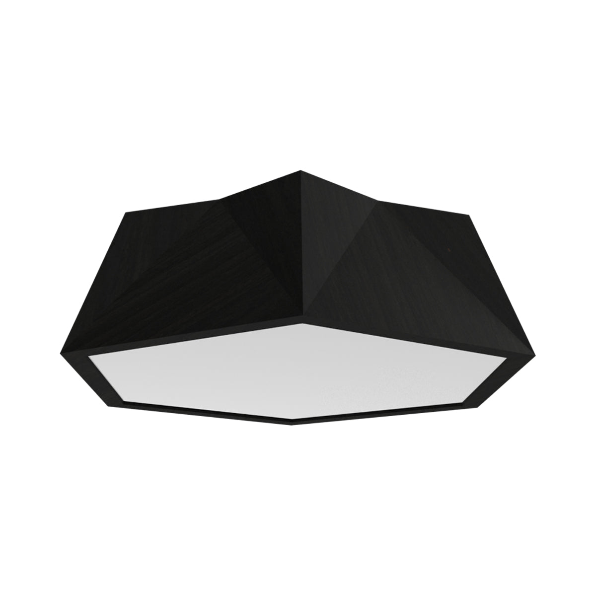 Physalis 5063 LED Flush Mount Ceiling Light in Charcoal.