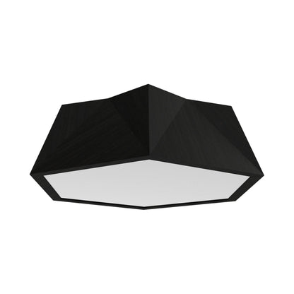 Physalis 5063 LED Flush Mount Ceiling Light in Charcoal.