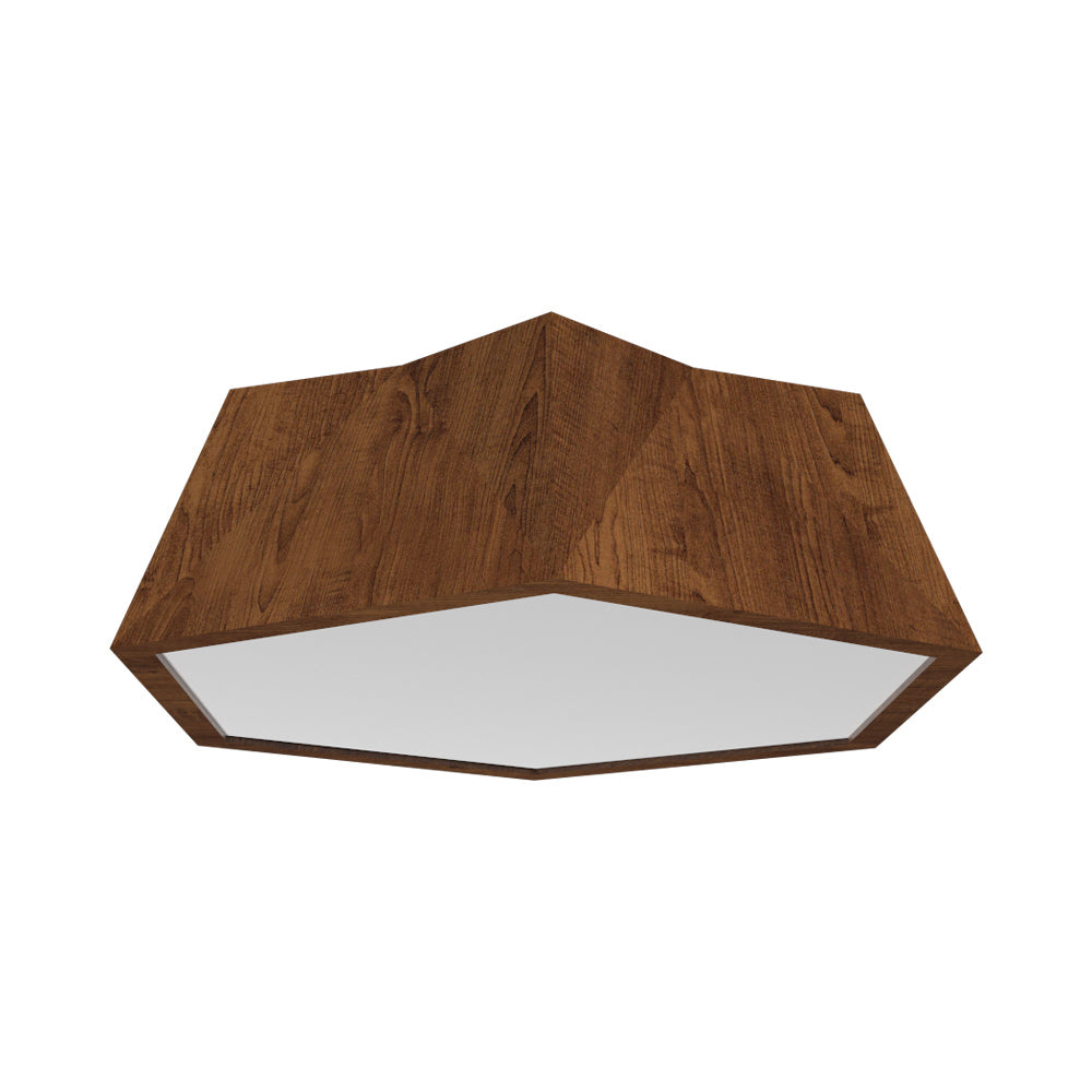 Physalis 5063 LED Flush Mount Ceiling Light in Imbuia.