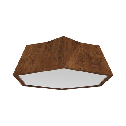 Physalis 5063 LED Flush Mount Ceiling Light in Imbuia.