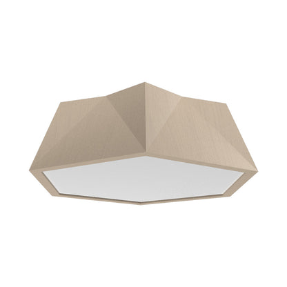 Physalis 5063 LED Flush Mount Ceiling Light in Organic Cappuccino.