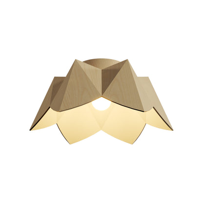 Physalis Flush Mount Ceiling Light in Maple (Small).