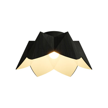 Physalis Flush Mount Ceiling Light in Charcoal (Small).
