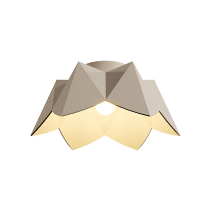 Physalis Flush Mount Ceiling Light in Organic Cappuccino (Small).