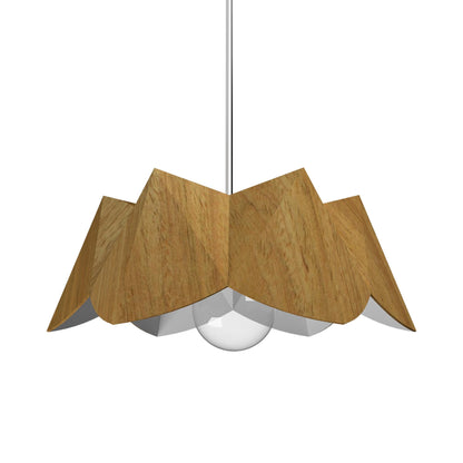 Physalis Pendant Light in Louro Freijó (Small).
