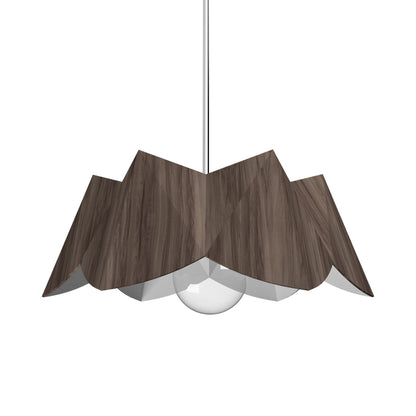 Physalis Pendant Light in American Walnut (Small).