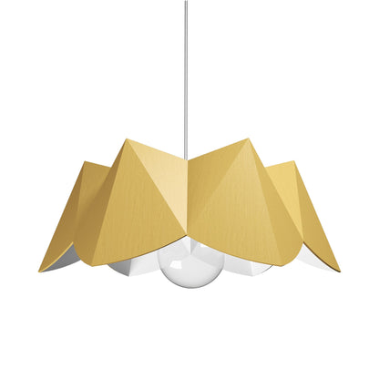 Physalis Pendant Light in Organic Gold (Small).