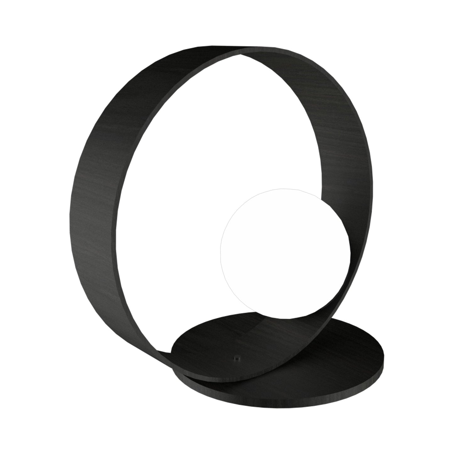Sfera 141 Hoop Table Lamp in Charcoal.