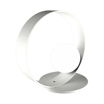 Sfera 141 Hoop Table Lamp in Organic White.