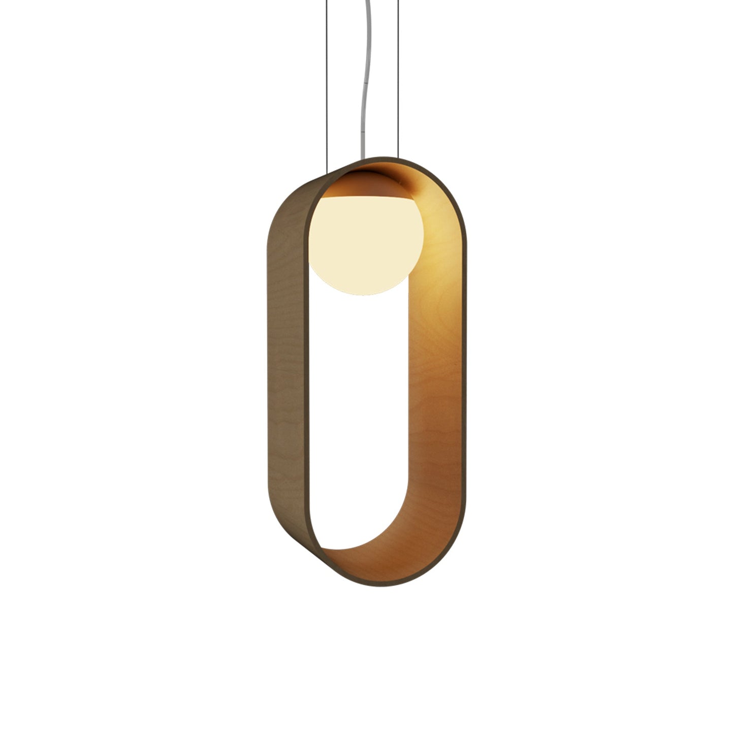 Sfera 1466 Pendant Light in Maple.