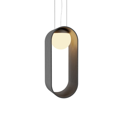 Sfera 1466 Pendant Light in Organic Lead Grey.