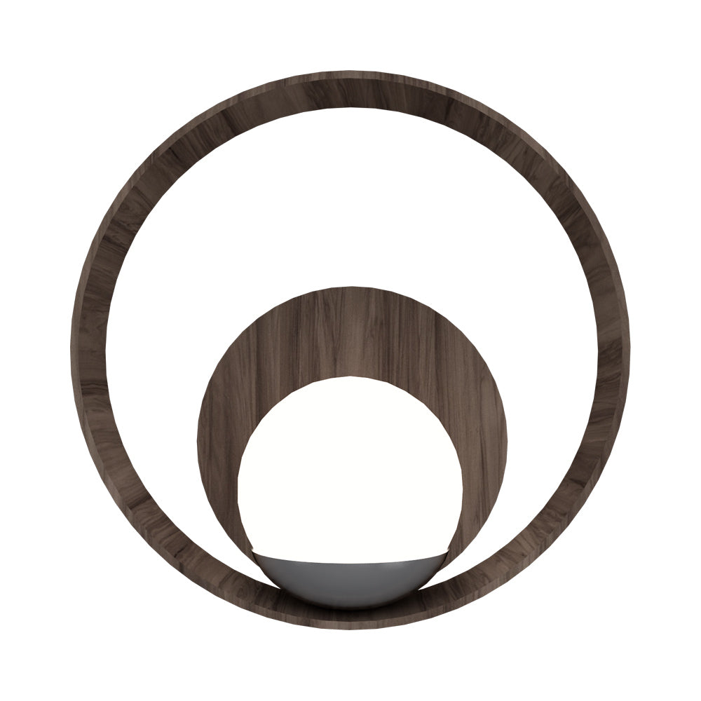 Sfera 415 Wall Light in American Walnut.