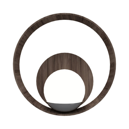Sfera 415 Wall Light in American Walnut.