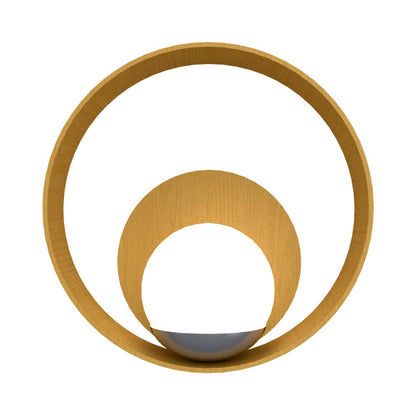 Sfera 415 Wall Light in Organic Gold.