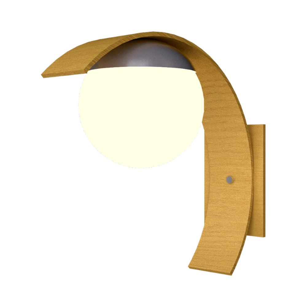 Sfera 416 Wall Light in Organic Gold.