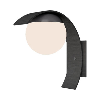 Sfera 416 Wall Light in Organic Lead Grey.