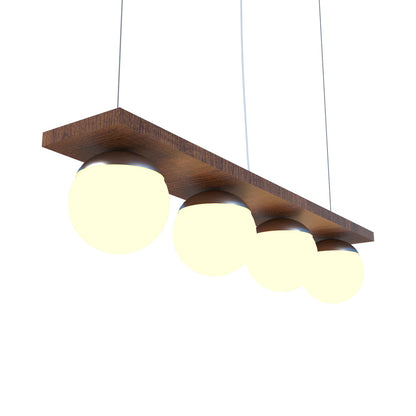Sfera 623 Pendant Light in Imbuia.