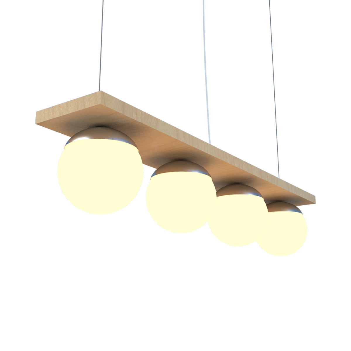 Sfera 623 Pendant Light in Maple.