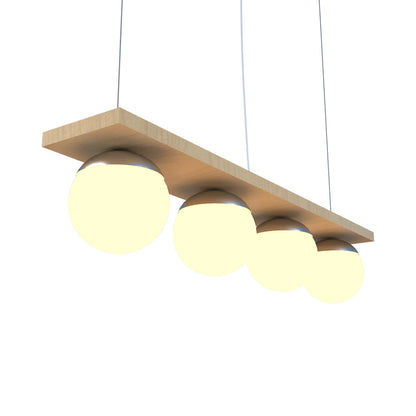 Sfera 623 Pendant Light in Maple.