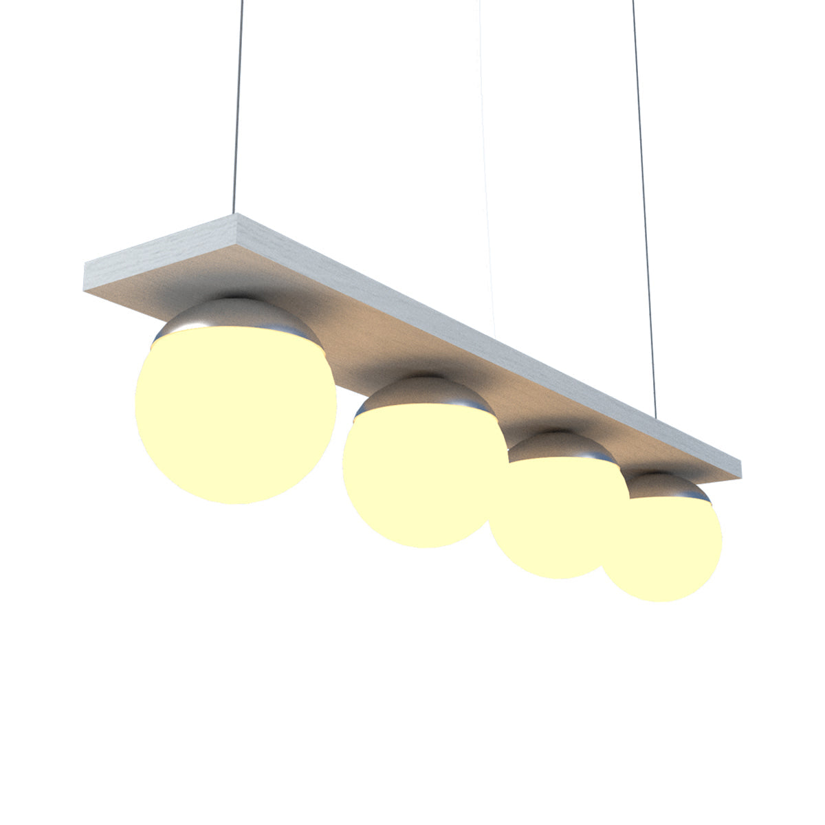Sfera 623 Pendant Light in Organic White.