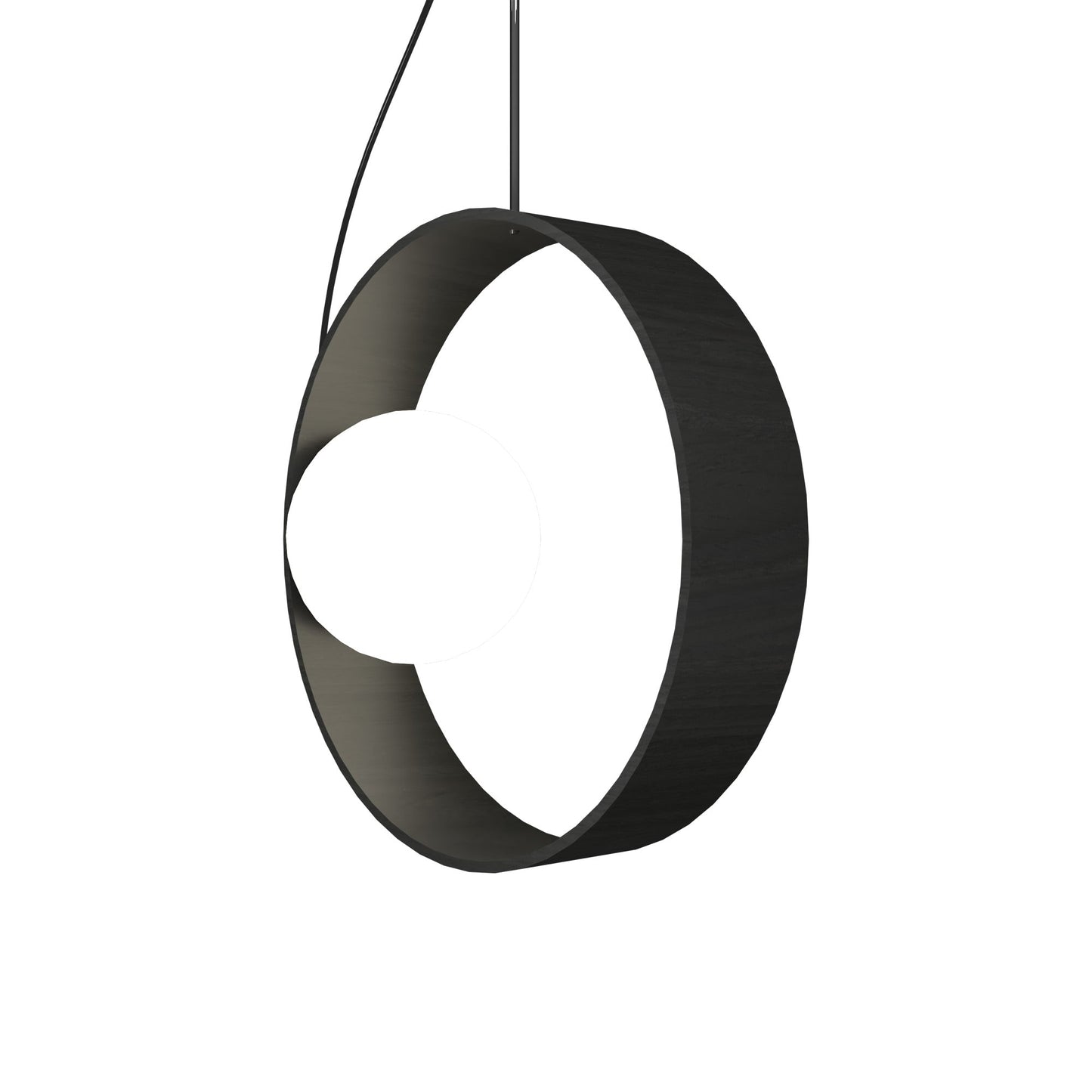 Sfera Hoop Pendant Light in Charcoal.