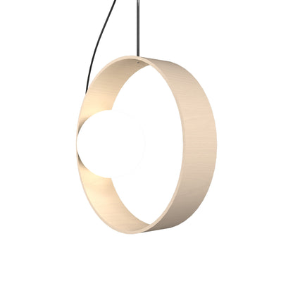 Sfera Hoop Pendant Light in Organic Cappuccino.