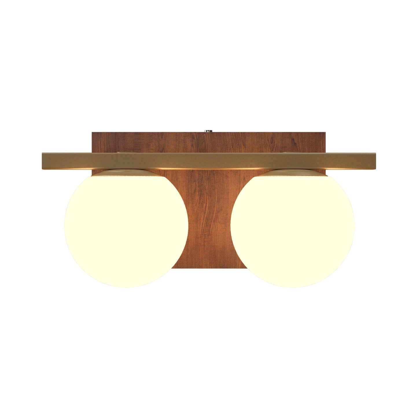 Sfera Multi Light Wall Light in Imbuia (2-Light).