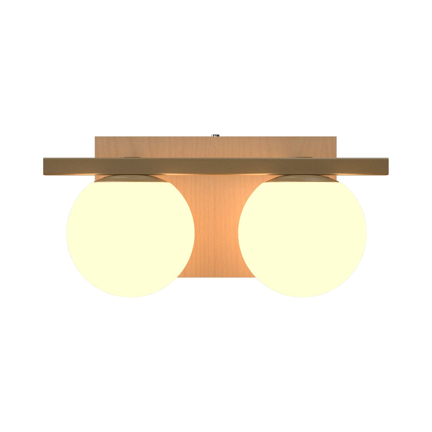 Sfera Multi Light Wall Light in Maple (2-Light).