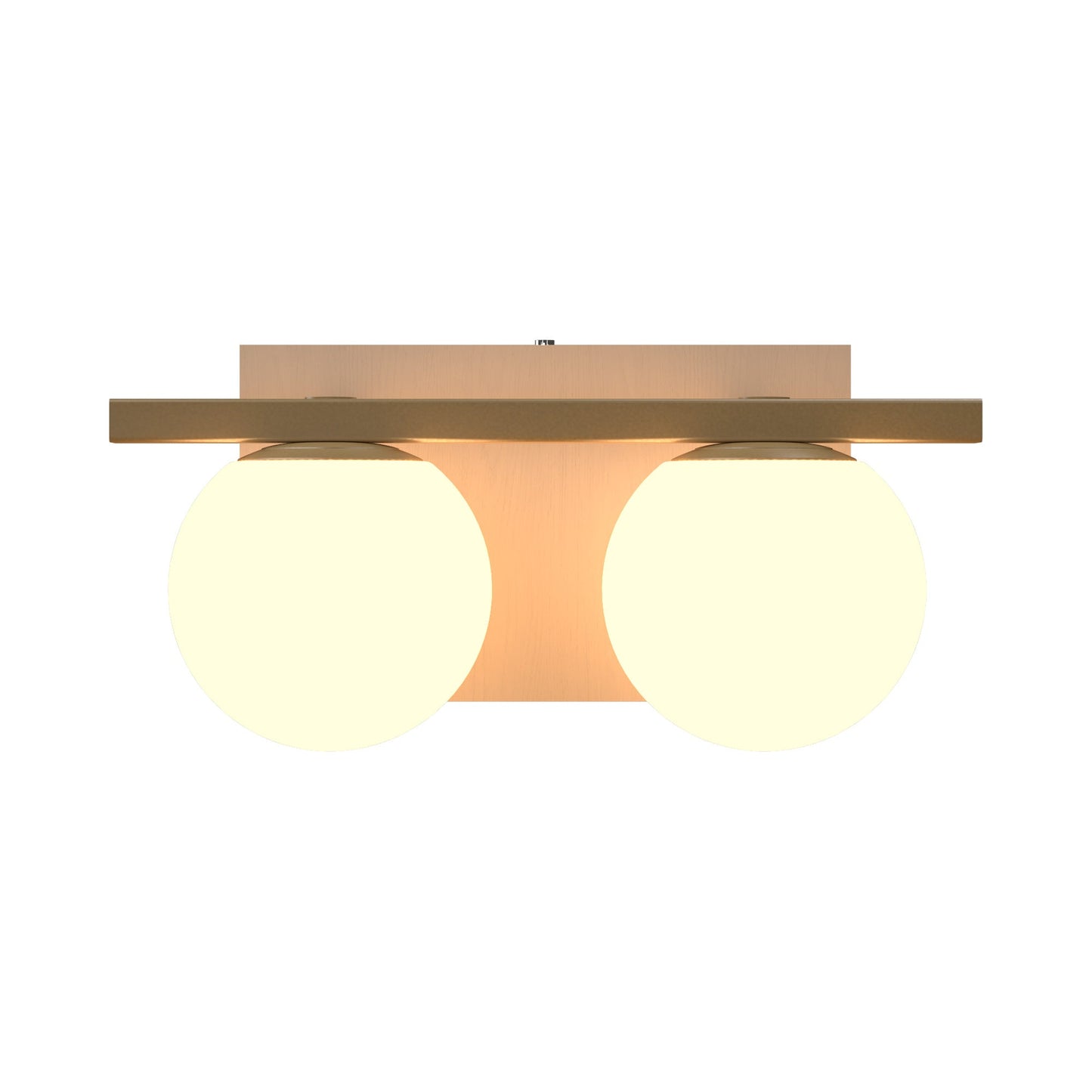 Sfera Multi Light Wall Light in Organic Cappuccino (2-Light).