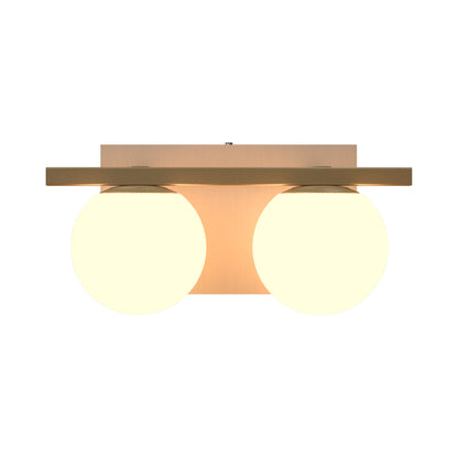 Sfera Multi Light Wall Light in Organic Cappuccino (2-Light).