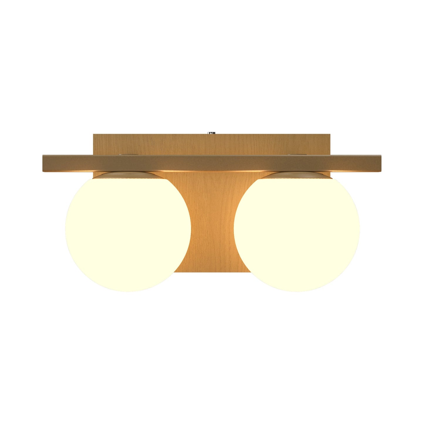 Sfera Multi Light Wall Light in Organic Gold (2-Light).