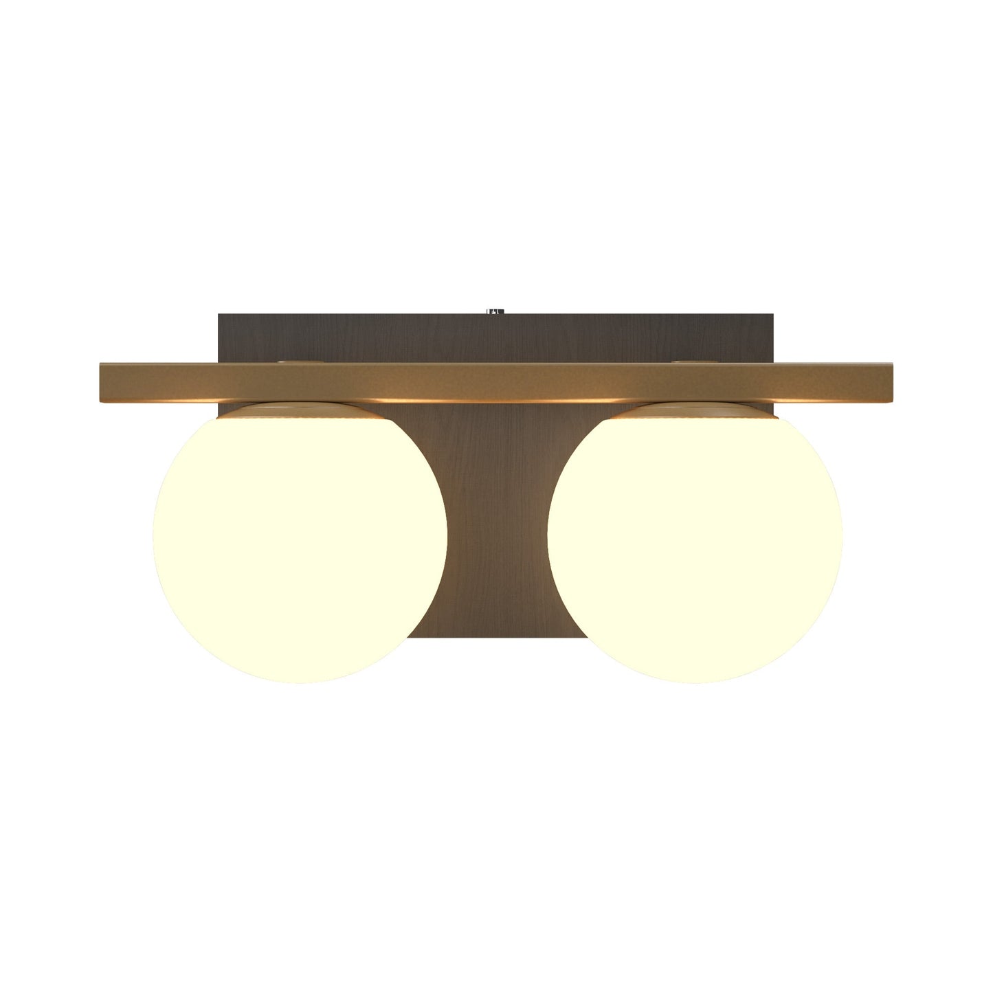 Sfera Multi Light Wall Light in Organic Lead Grey (2-Light).