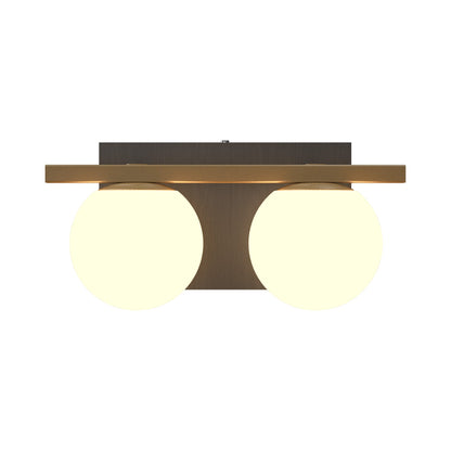 Sfera Multi Light Wall Light in Organic Lead Grey (2-Light).