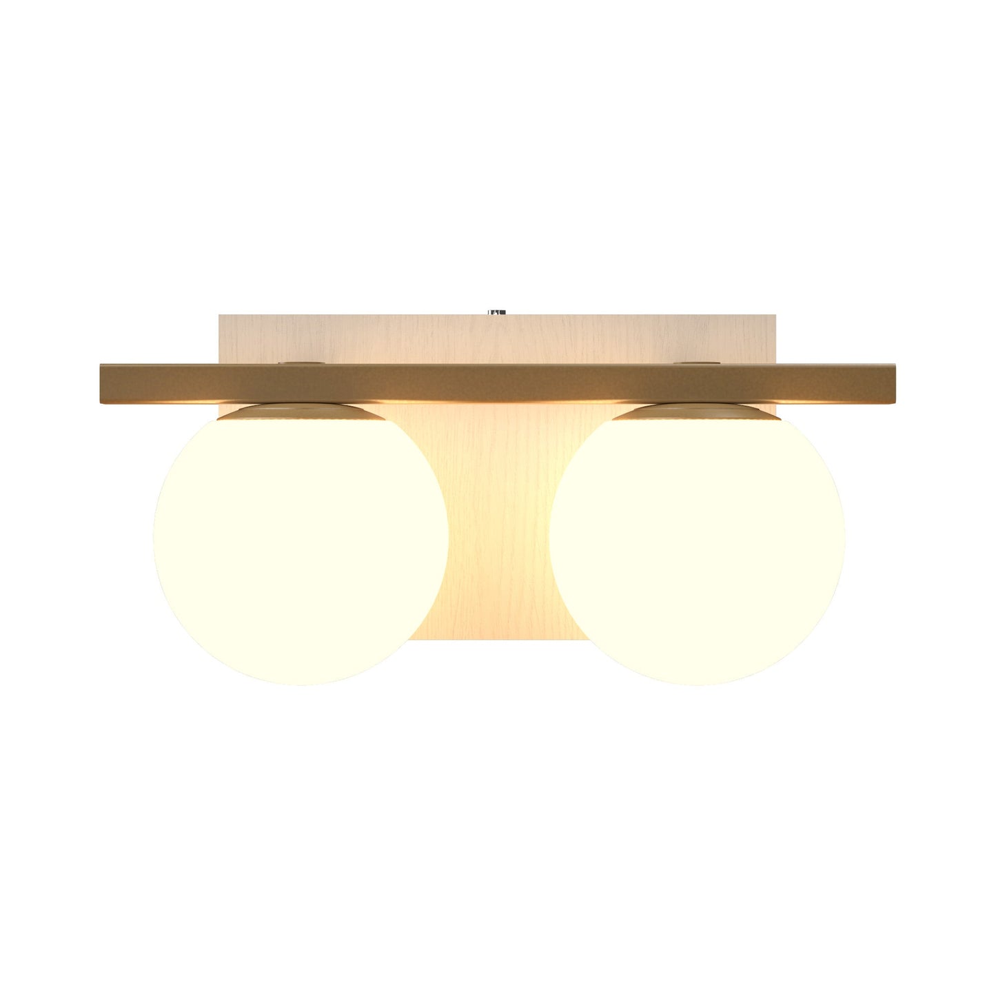 Sfera Multi Light Wall Light in Organic White (2-Light).