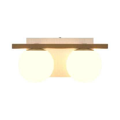 Sfera Multi Light Wall Light in Organic White (2-Light).