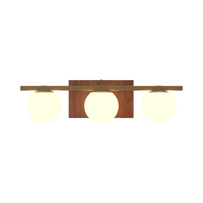 Sfera Multi Light Wall Light in Imbuia (3-Light).