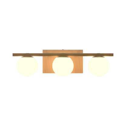 Sfera Multi Light Wall Light in Maple (3-Light).