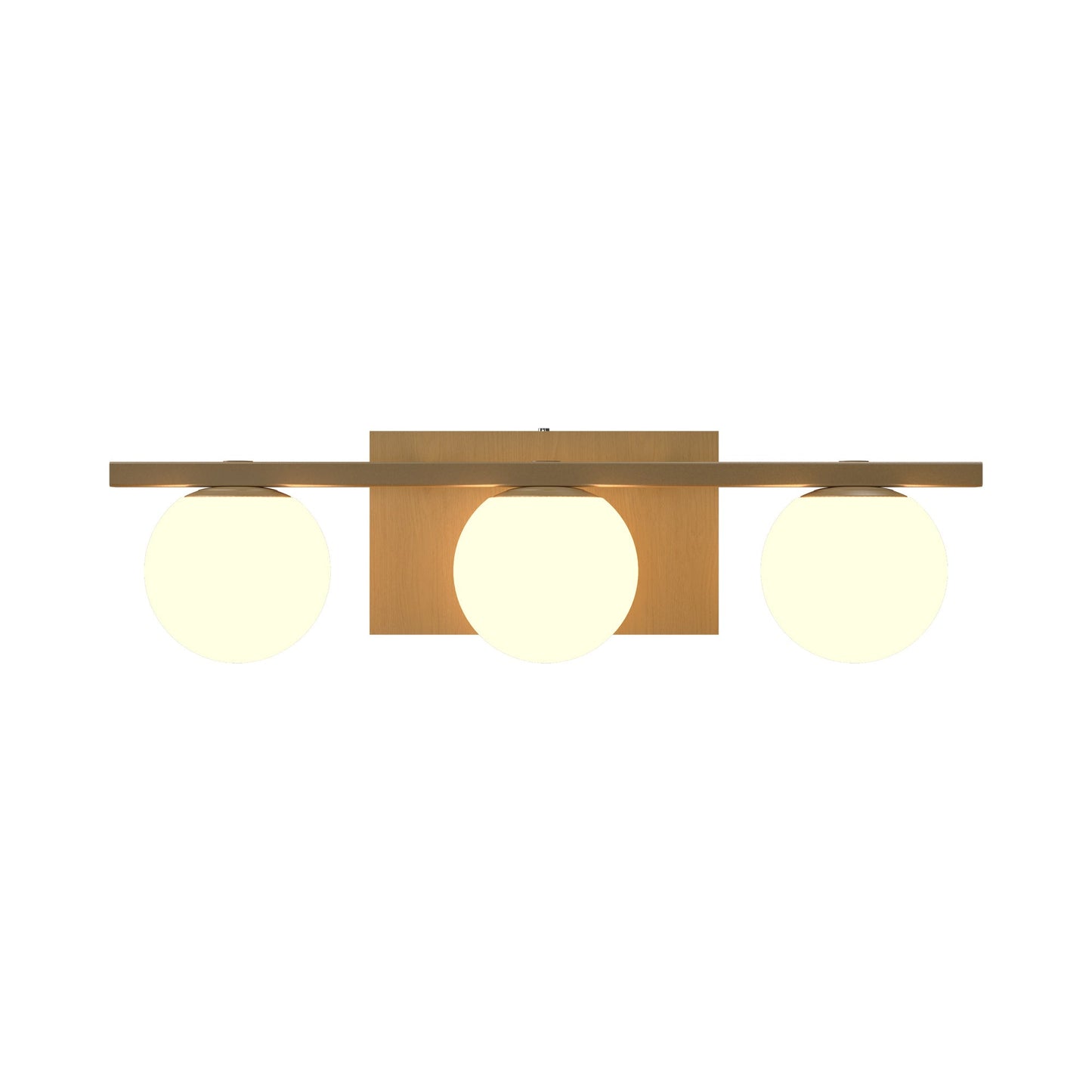 Sfera Multi Light Wall Light in Organic Gold (3-Light).