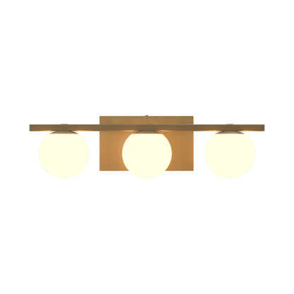 Sfera Multi Light Wall Light in Organic Gold (3-Light).