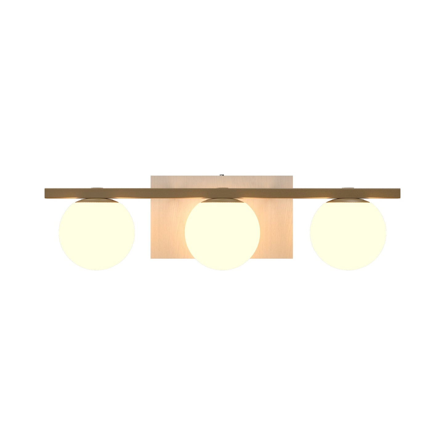 Sfera Multi Light Wall Light in Organic White (3-Light).