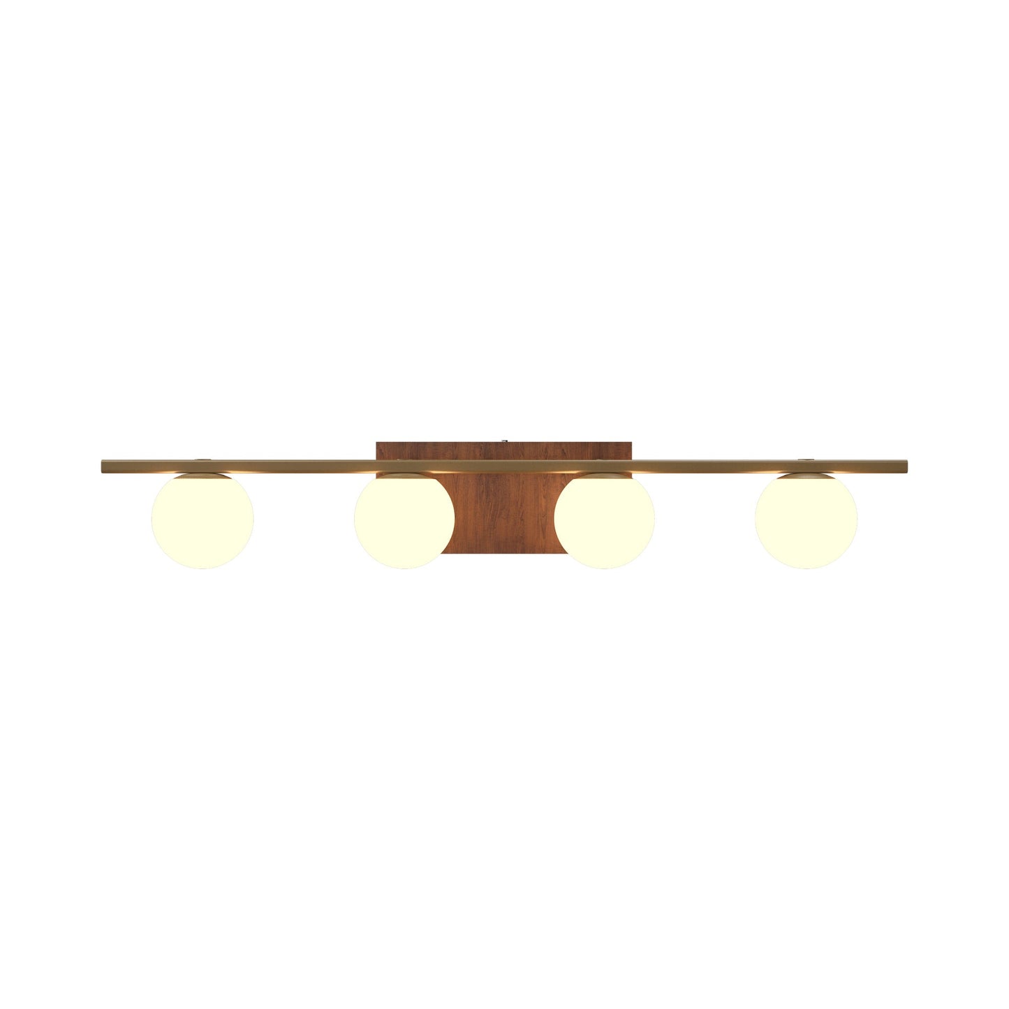 Sfera Multi Light Wall Light in Imbuia (4-Light).