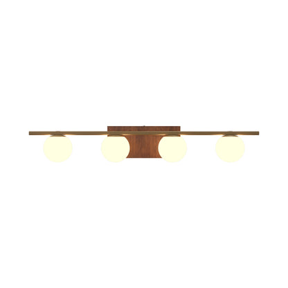 Sfera Multi Light Wall Light in Imbuia (4-Light).