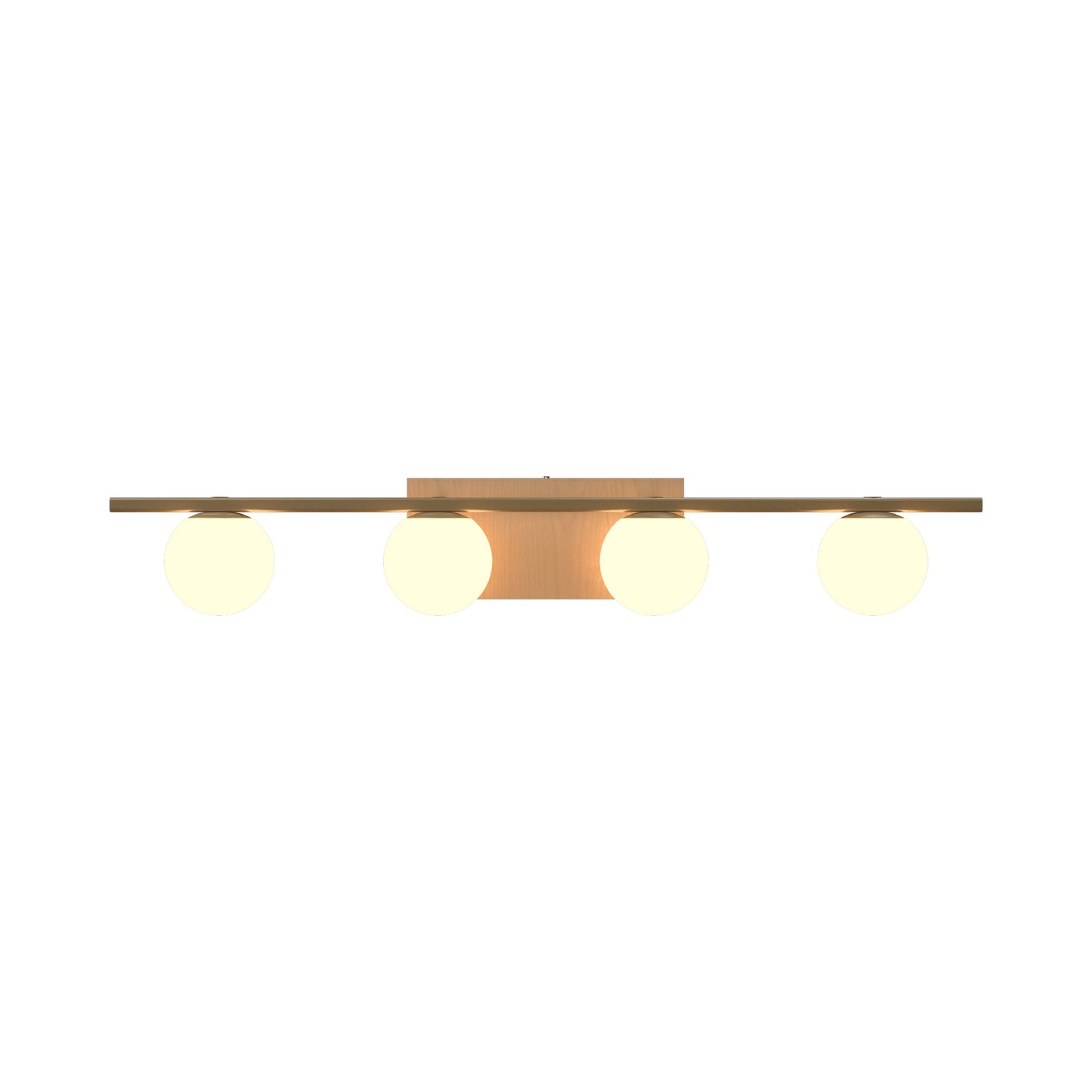 Sfera Multi Light Wall Light in Maple (4-Light).