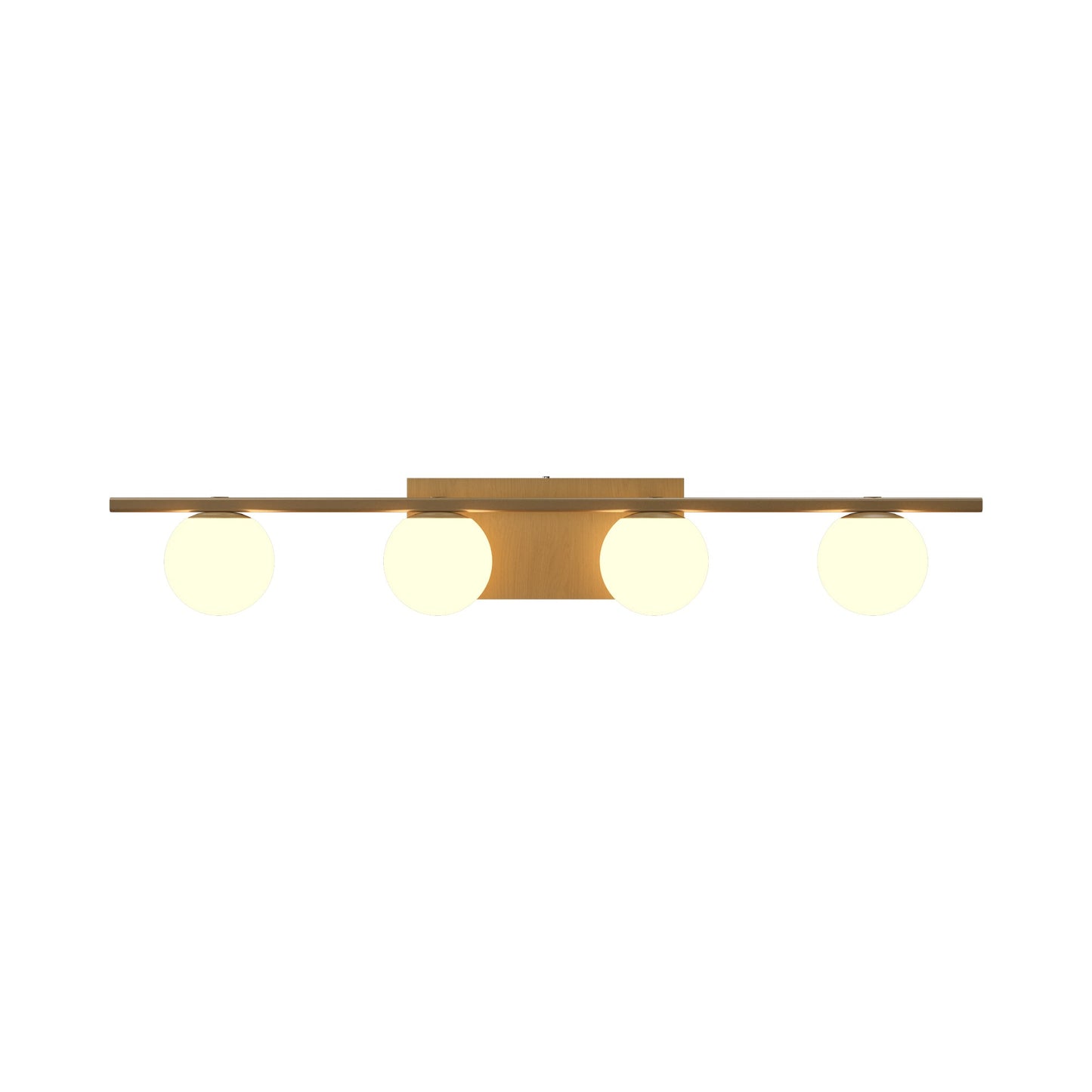 Sfera Multi Light Wall Light in Organic Gold (4-Light).