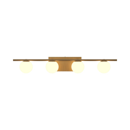 Sfera Multi Light Wall Light in Organic Gold (4-Light).